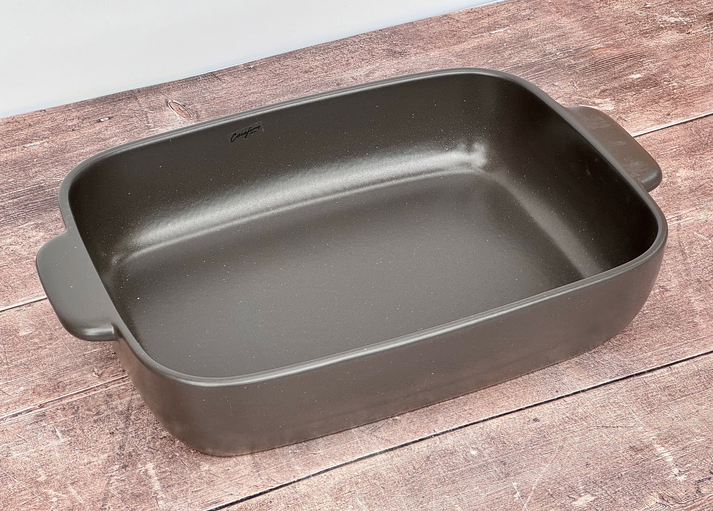 Grey Rectangular Baking Dish with Handles, 41cm