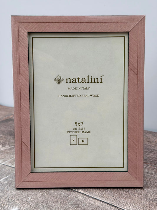 Natalini Pink Border Photo Frame 5 x 7