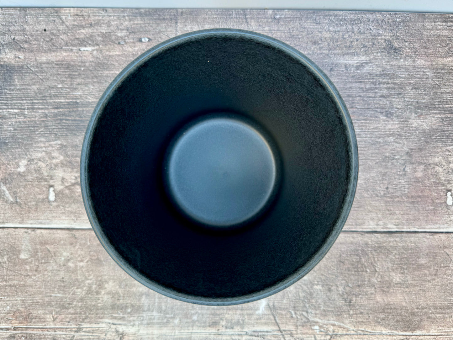 Dark Grey Utensil Jar, 16cm