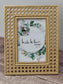 Nicole Miller Gold Tone Weave Photo Frame, 4’ x 6’