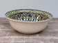 Green Patterned Deep Serving Bowl, 25cm