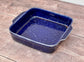 Dark Blue Square Baking Dish, 23cm