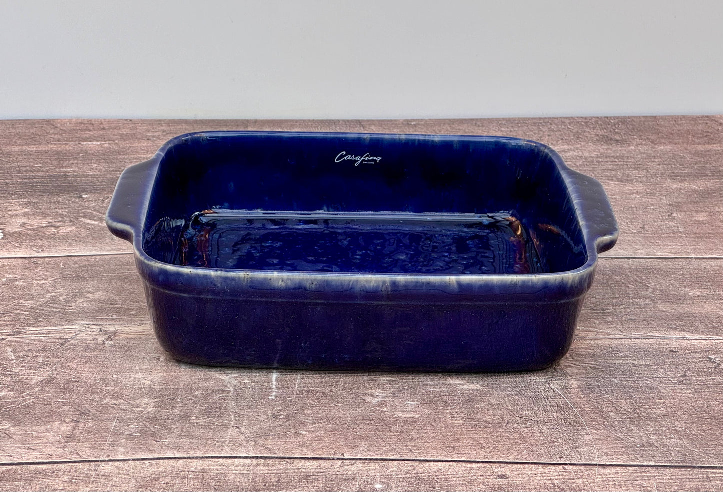 Dark Blue Square Baking Dish, 23cm