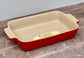 Le Creuset Red Rectangular Baking Dish, 32cm