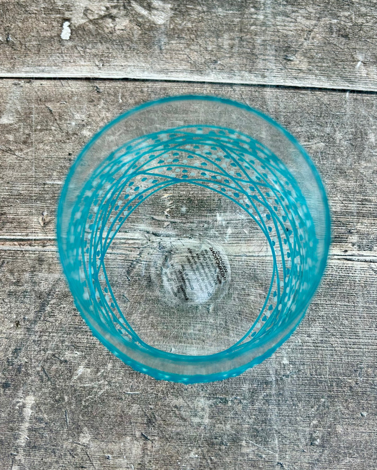 Sunny by Sue Light Blue Criss Cross Tumbler