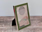 Isaac Jacobs Green and Silver Photo Frame, 5’ x 7’