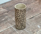 Small Grey Spotty Bud Vase, 11cm