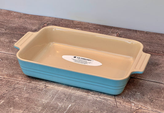 Le Creuset Light Blue Rectangular Baking Dish, 30cm