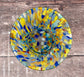 Multi-Coloured Speckled Murano Drinking Glass, 12.5cm