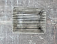 Grey Striped Patterned Soap Dish