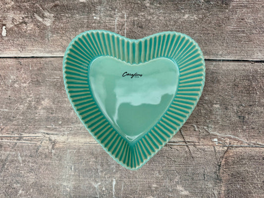 Green Heart Small Baking Dish, 15cm