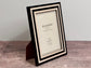 Natalini Black and White Band Photo Frame 5 x 7