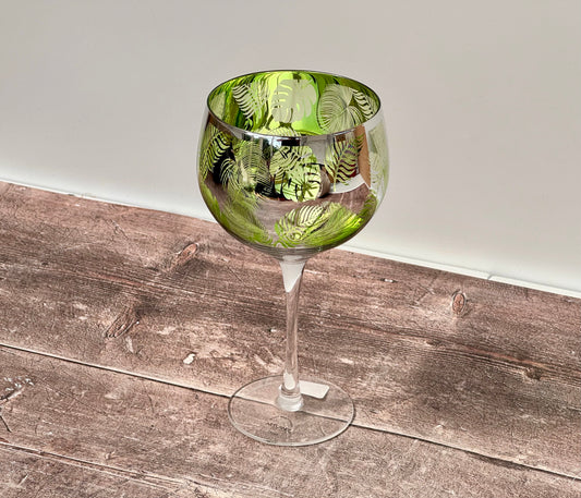 1 Tropical Leaf Gin Copa/Balloon Glass