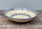 Blue and White Patterned Pasta/Serving Bowl, 23.5cm