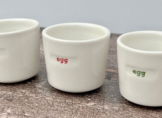 Set of 4 ‘Egg’ Egg Cups