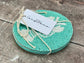 Set of 4 Turquoise Beaded Lobster Coasters