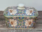 William Morris Blue Pimpernel Floral Patterned Butter Dish
