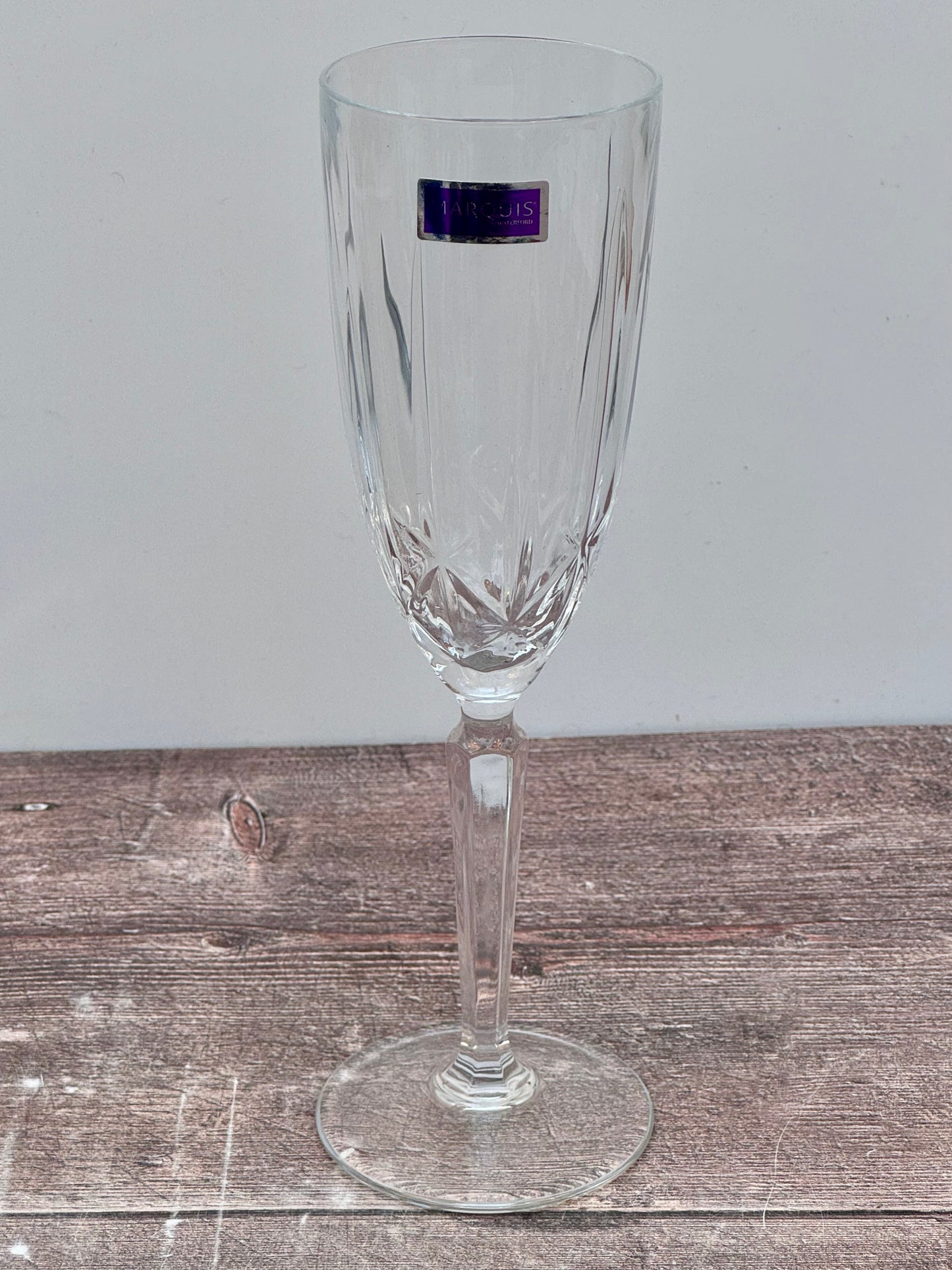 Set of 4 Waterford Sparkle Champagne Flutes/Glasses