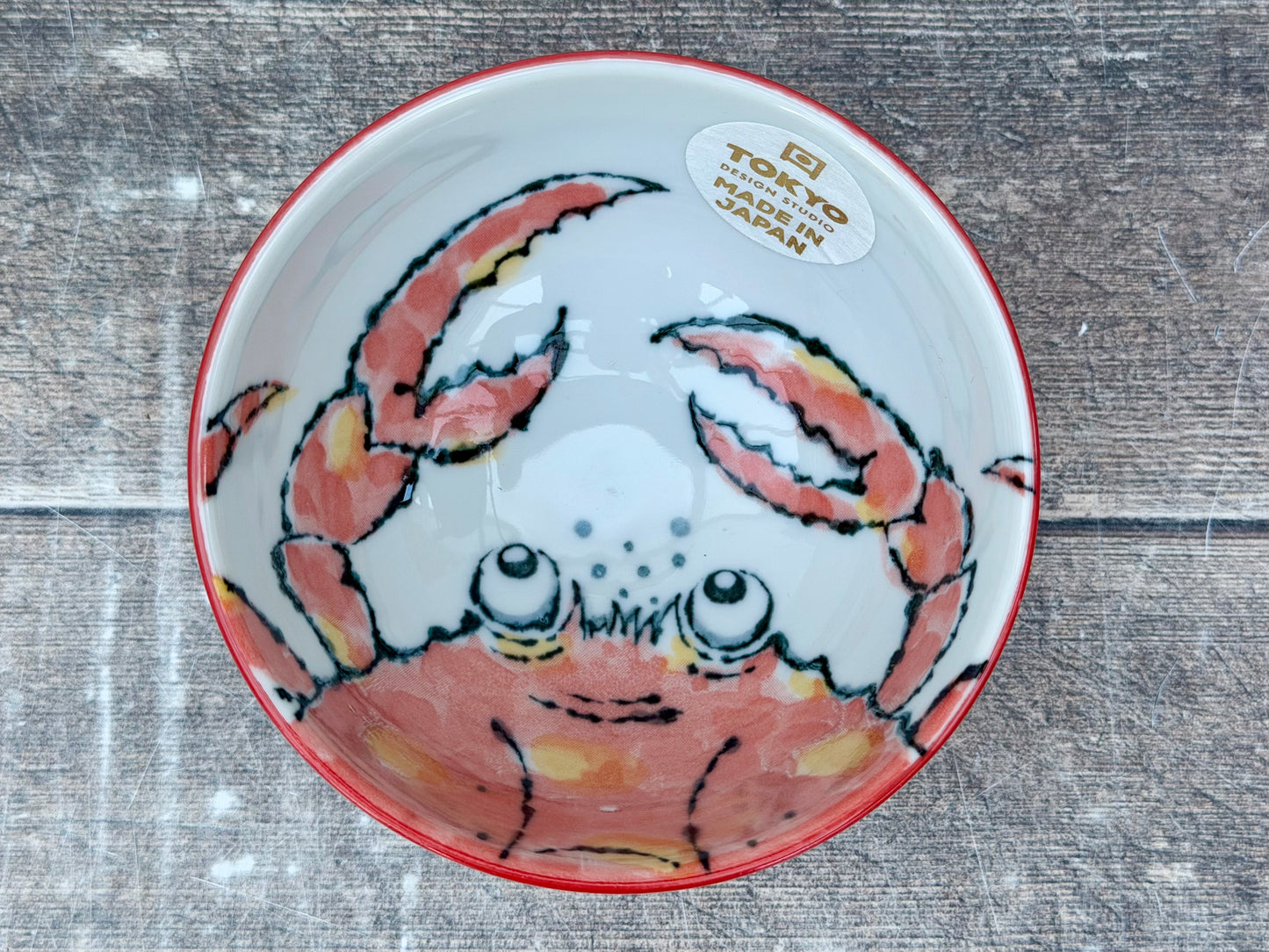 Tokyo Design Studio Red Crab Patterned Small Bowl, 11cm