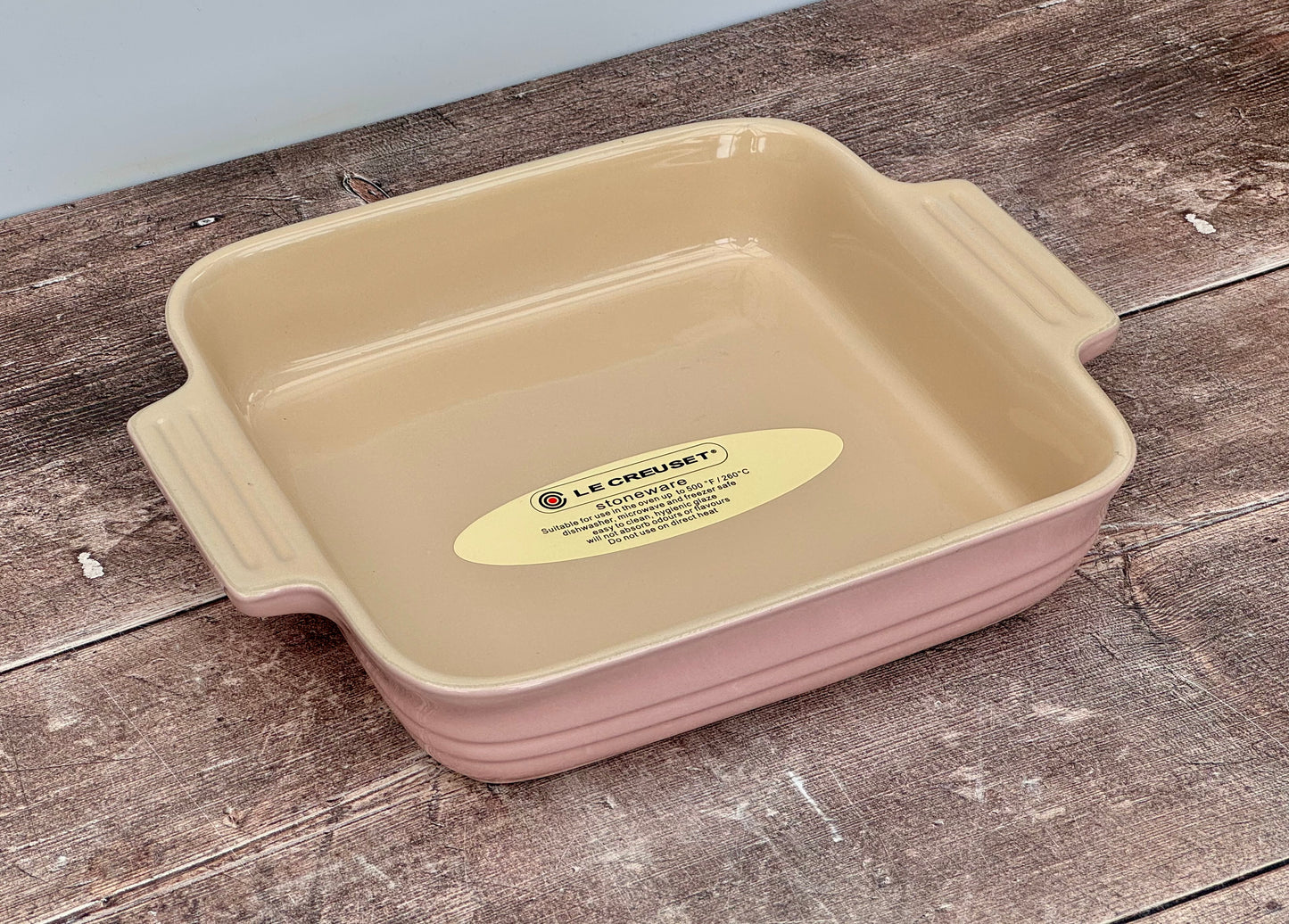 Le Creuset Pink Square Baking Dish, 23cm