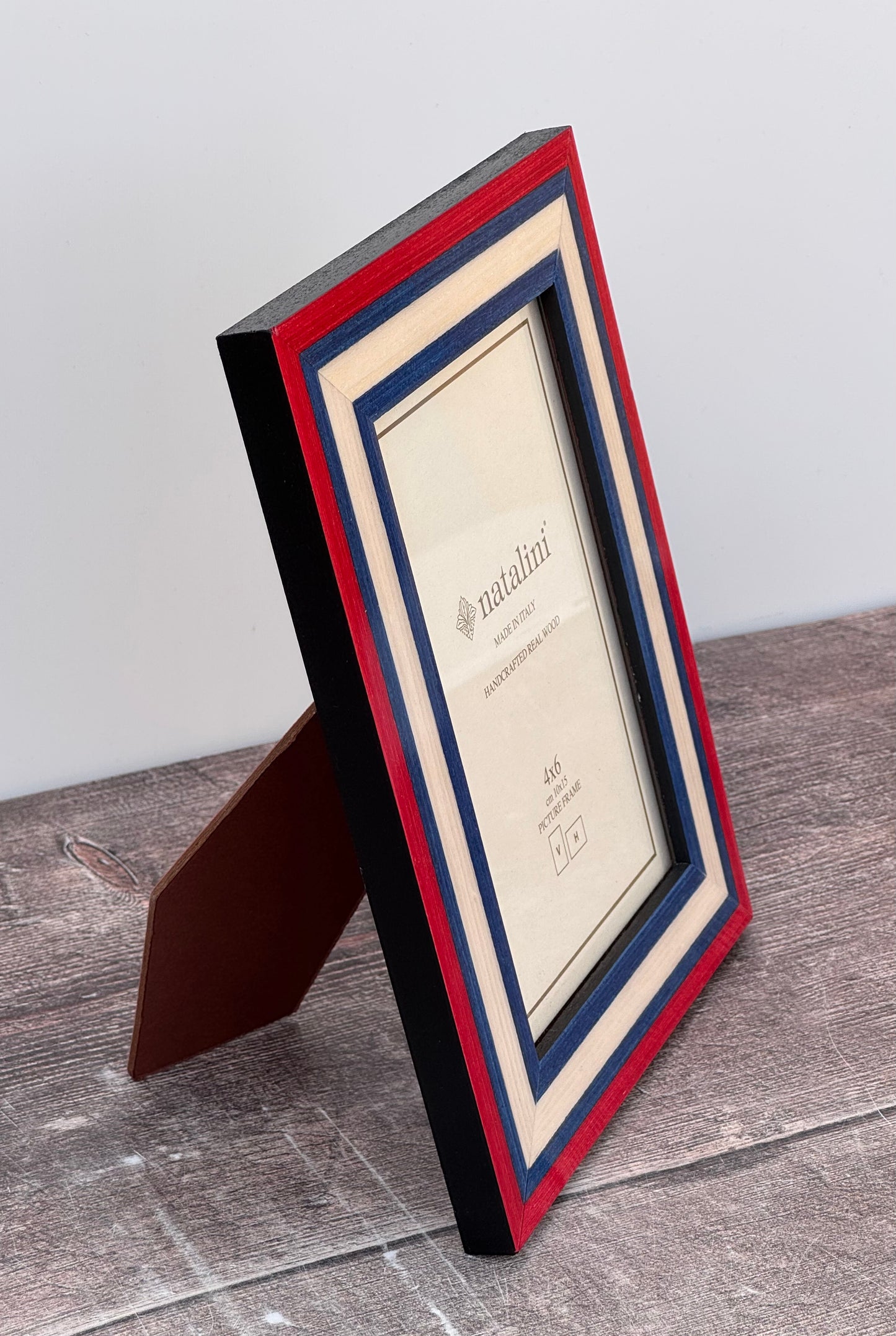 Natalini Red, Blue and White Photo Frame 4 x 6