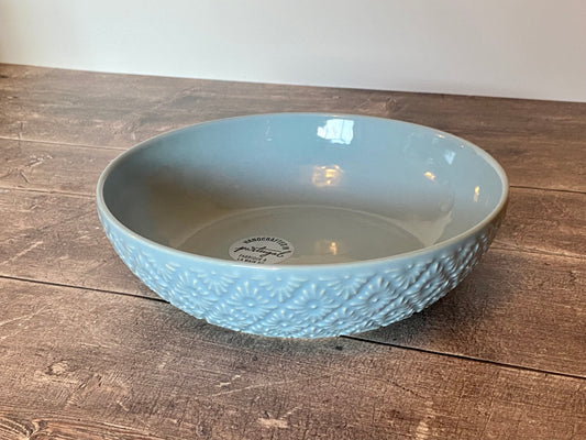 Blue Diamond Patterned Pasta/Serving Bowl, 22cm