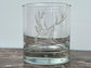 Stag Glass Tumbler and Coaster Set