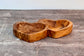 Olive Wood Heart Shaped Bowl, 21cm