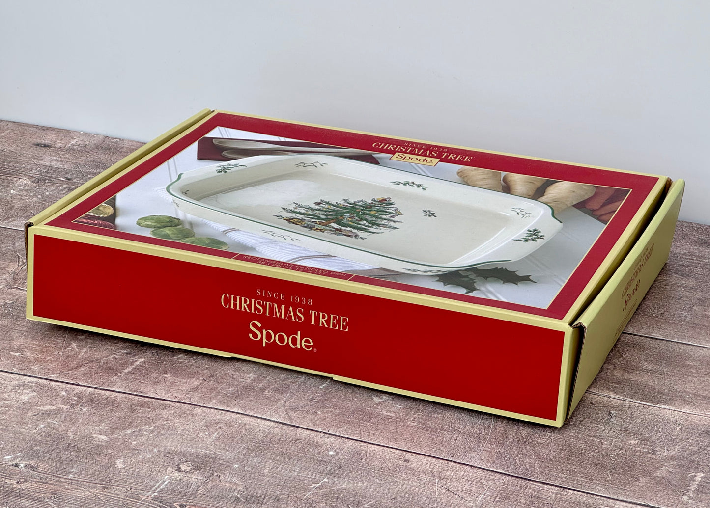 Spode Christmas Tree Large Rectangular Baking Dish