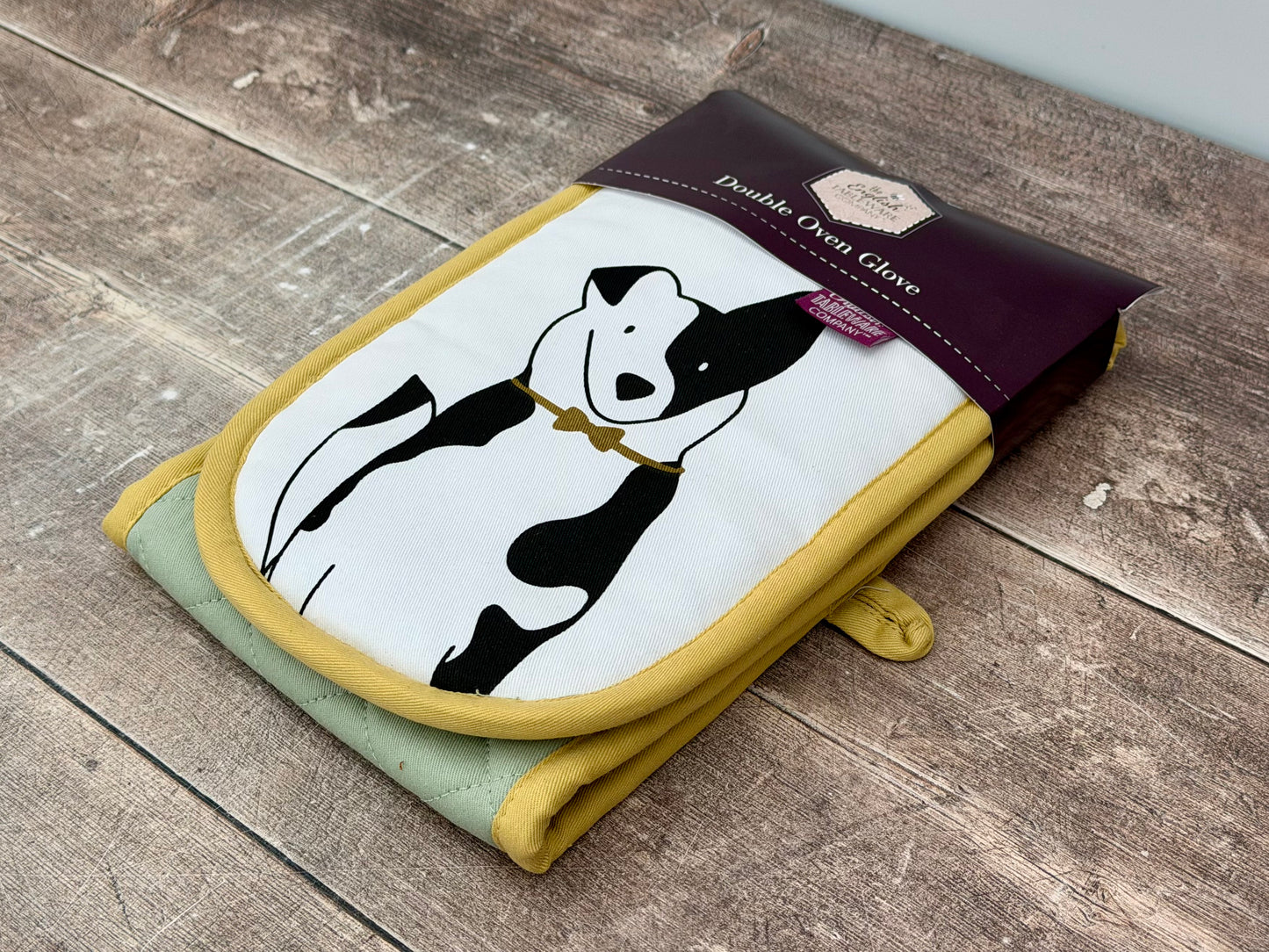 Dog Patterned Double Oven Glove