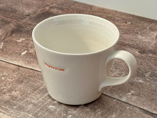 White ‘superstar’ Mug