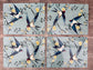 Set of 4 Bird Design Placemats