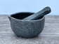 Scandi Home Dark Grey Smooth Pestle and Mortar