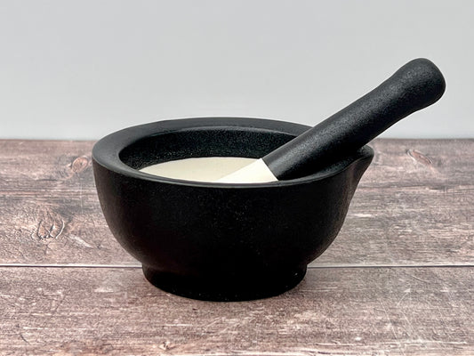 Small Black Pestle and Mortar