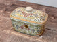 William Morris Green Hyacinth Floral Patterned Butter Dish