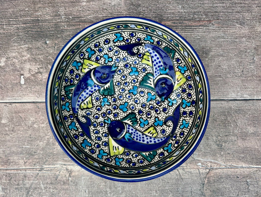 Fish Patterned Bowl, 26cm