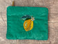 Small Green Lemon Beaded Purse
