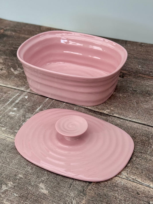 Sophie Conran Pink Butter Dish