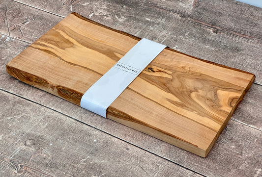 Olive Wood Rustic Edge Serving/Cheese/Chopping Board, Grain 5