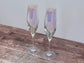 LSA Polka Pearlescent Lustre Champagne Flutes, Set of 2