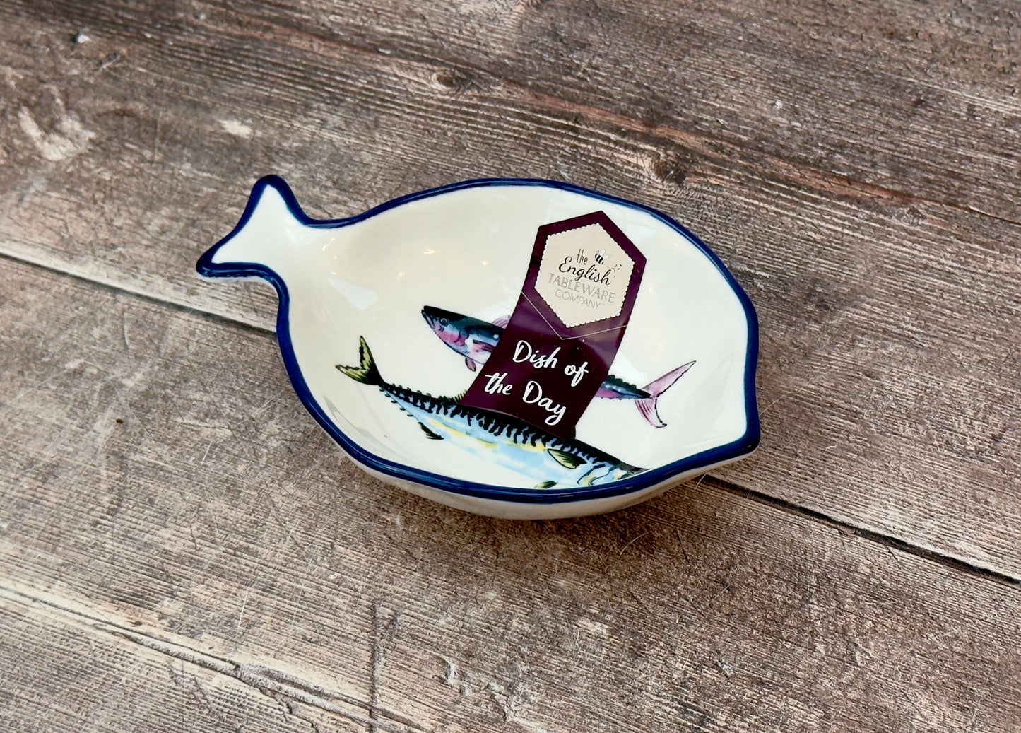 Small Fish Shaped Bowl with a Fish Design