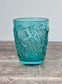 1 Turquoise Seaside Patterned Glass Tumbler