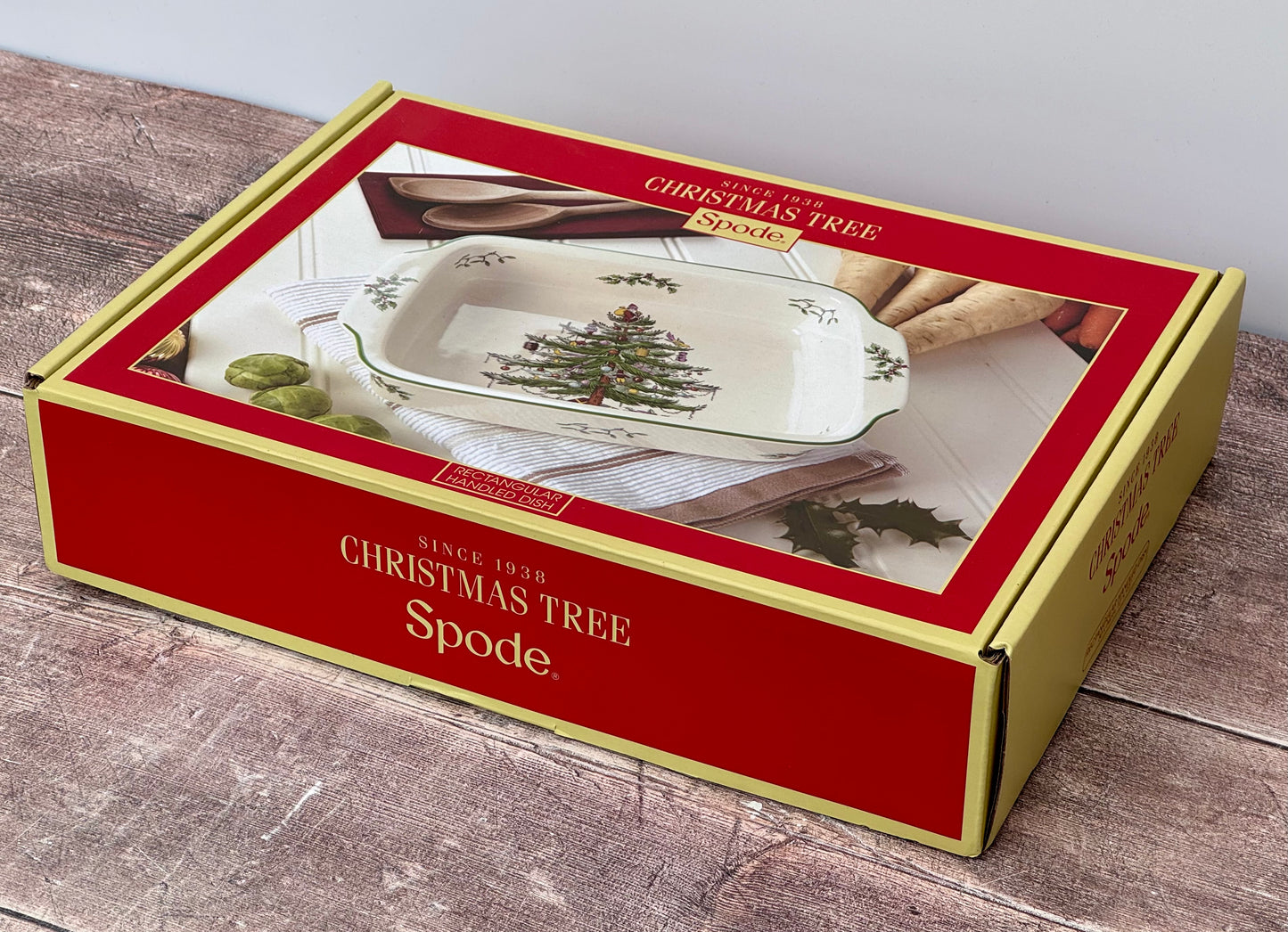 Spode Christmas Tree Rectangular Baking Dish