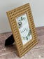 Nicole Miller Gold Tone Weave Photo Frame, 4’ x 6’