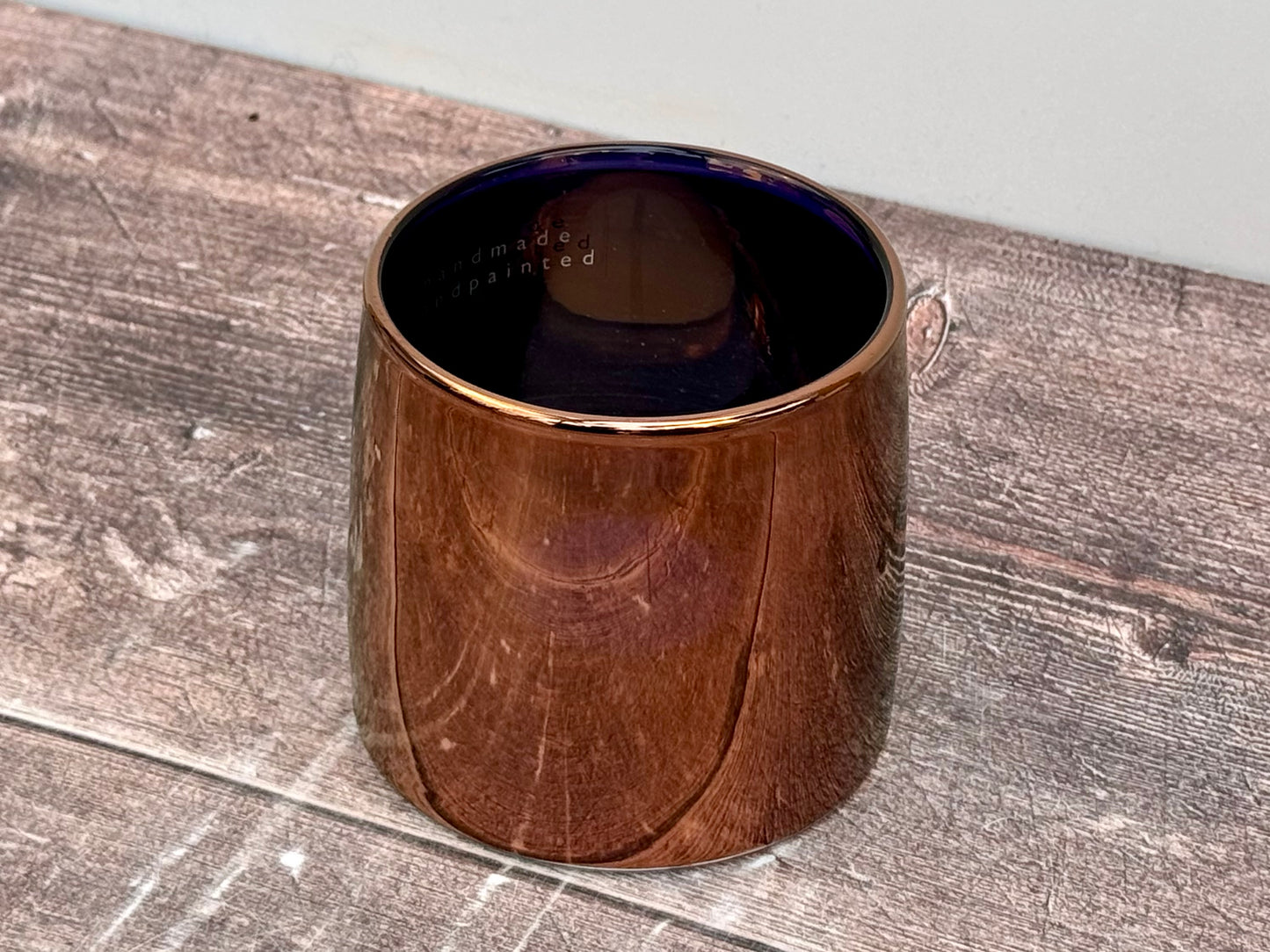 LSA Copper Metallic Tea Light Holder