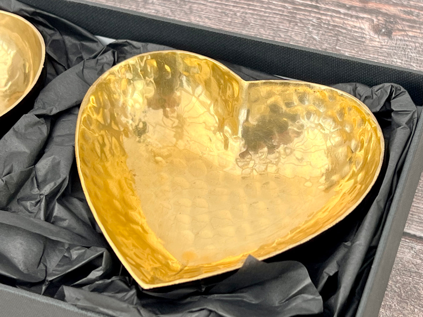 Gold Heart Dish Serving Set