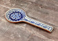 Blue and White Patterned Spoon Rest, 28cm