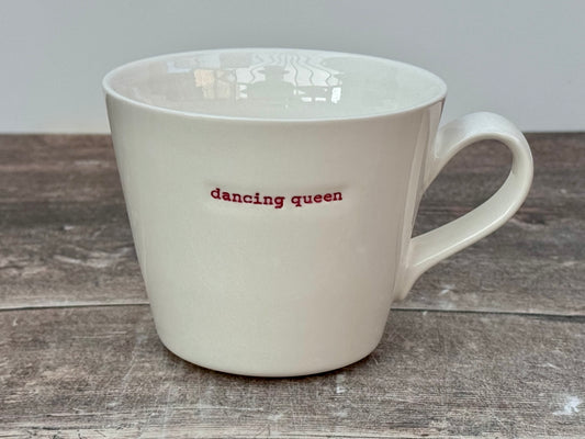 White ‘dancing queen’ Mug