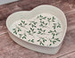 Sophie Conran Mistletoe Patterned Heart Baking Dish, 28cm