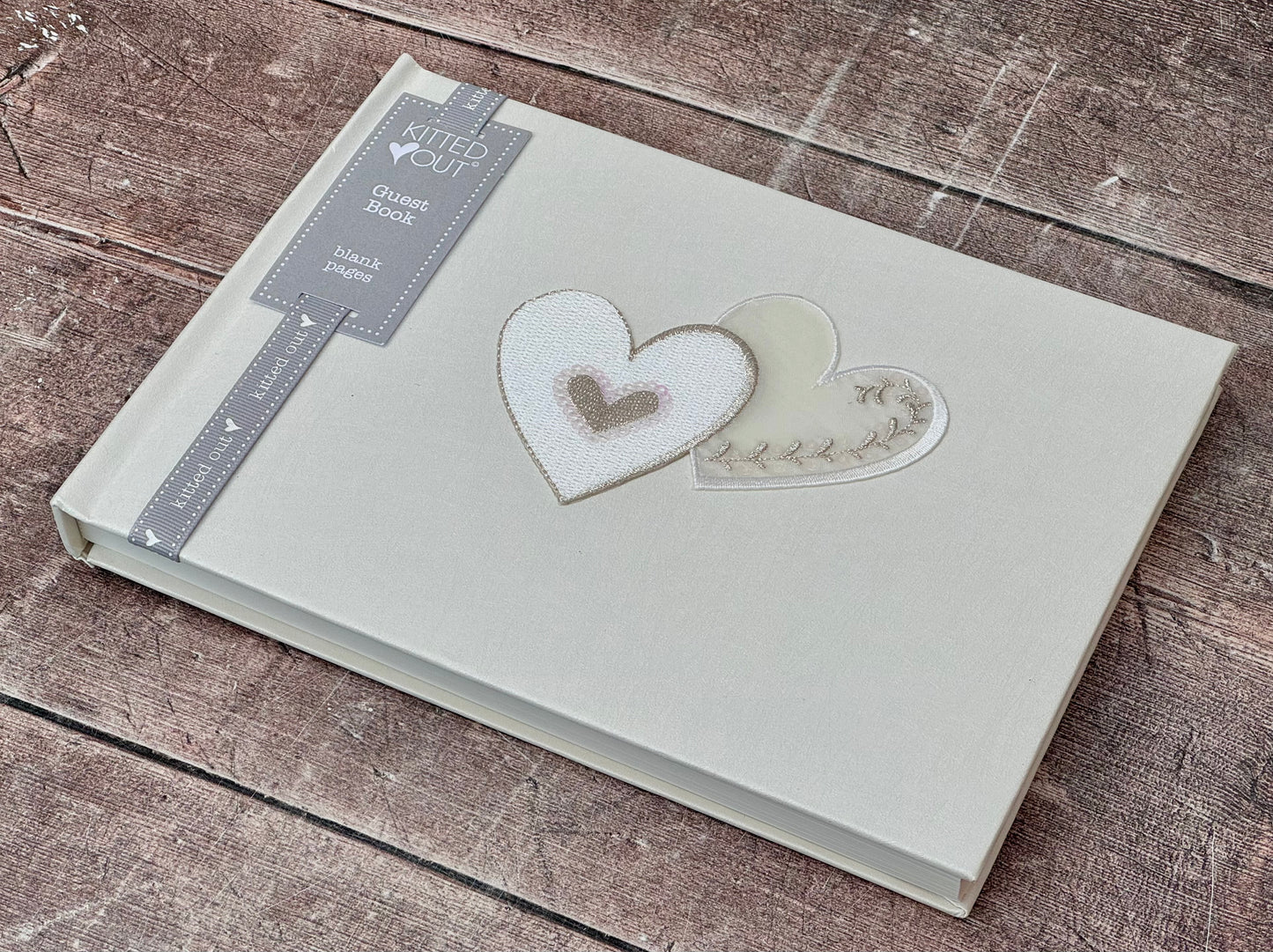 Heart Guest Book with Blank Pages